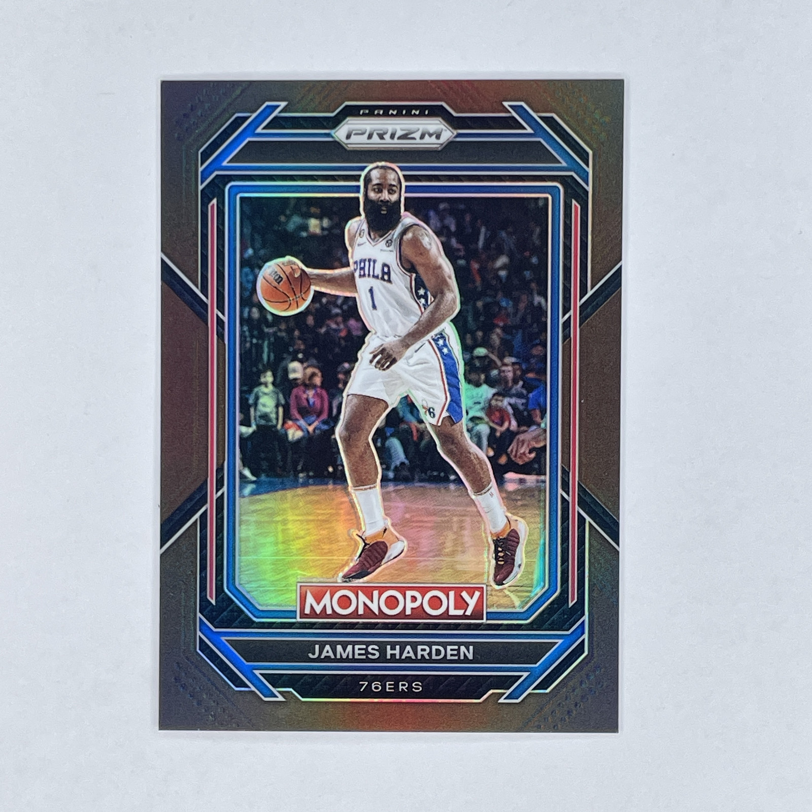 2022-23 Panini Prizm Monopoly Brown James Harden /249 #68 Philadelphia 76ers