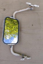 1 One Vintage Ford Truck West Coast Jr Tow Mirror Painted Rotunda Script Used