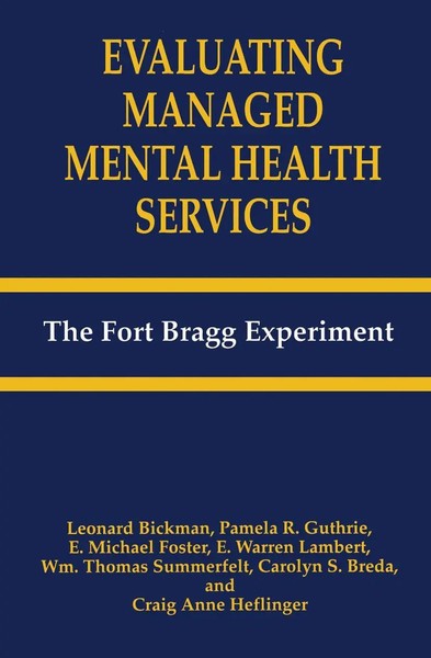 Leonard Bickman (U. A.) | Evaluating Managed Mental Health Services | Buch-image