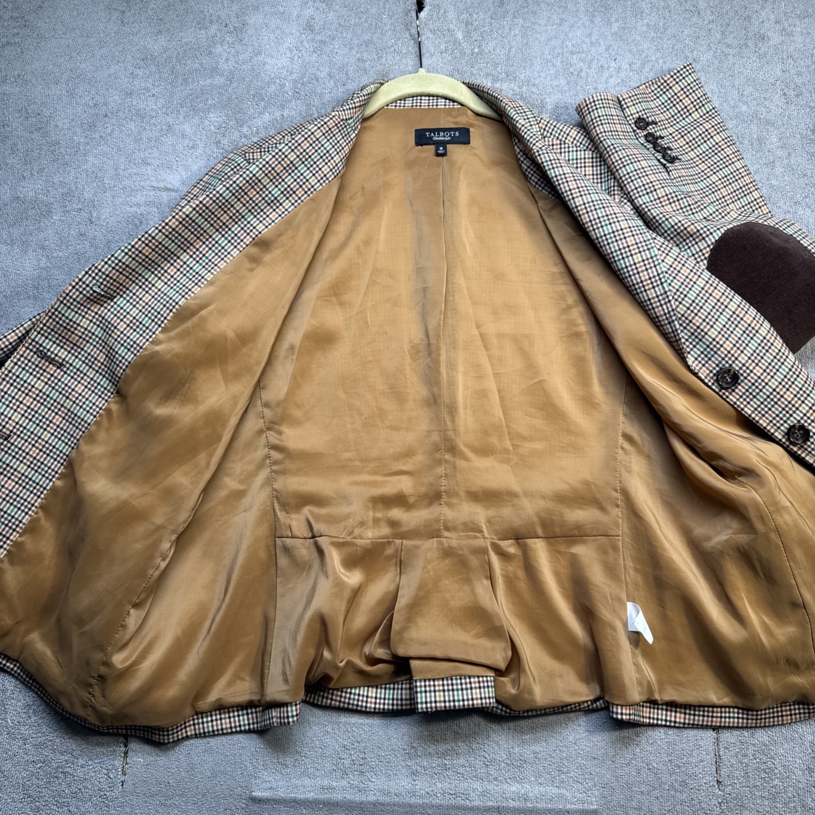 Wool Herringbone Blazer Elbow Patch Equestrian Co… - image 5