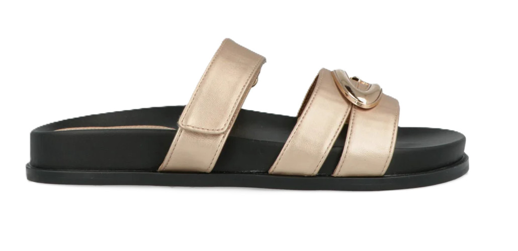 ALBERTO GUARDIANI GL61532A NORA VELCRO SLIPPERS SLIP ON SHOES WOMEN PLATINUM 21590₽