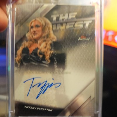 Tiffany Stratton Auto 2025 Topps Finest WWE The Finest Auto TFA-TIF