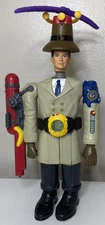 INSPECTOR GADGET 14" ACTION FIGURE  COMPLETE W/ WATCH BELT VTG 1999 McDonald's