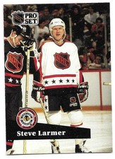 STEVE LARMER 1991-92 PRO SET ALL STAR CARD NM-MT+ CONDITION