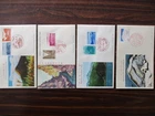 Japan Stamp First Day Cover National Park and Quasi-national 4 Covers 1965