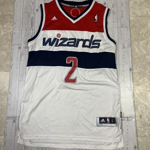 VTG Adidas John Wall Washington Wizards Adult L White Jersey 2 Stitched