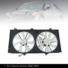 FA70312 Radiator Cooling Fan Assembly For Toyota Avalon 2005-2011 2012 Dual Fan