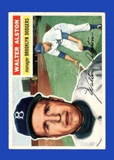 1956 Topps Set-Break #  8 Walter Alston EX-EXMINT *GMCARDS*