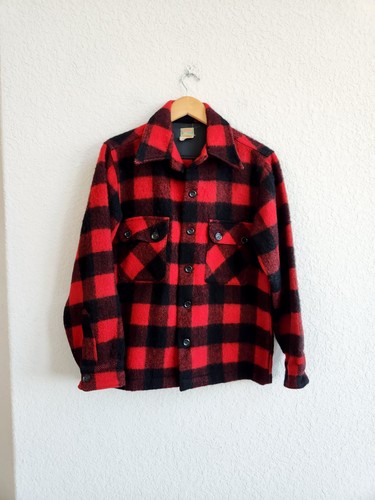 Vintage Roomy Richard Union Made 100% Wool Plaid Jacket L - Picture 8 of 8