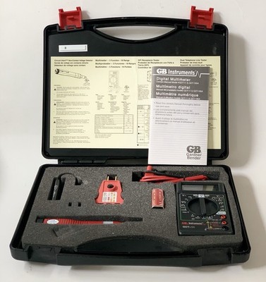 Gardner Bender Home Electrical Test Kit Digital Multimeter GDT-11 With Case