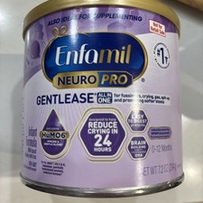 Enfamil Neuro Pro Gentlease One Can of 7.2 oz Powder Exp 04/2027 plus bonus