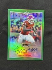2017 Leaf Metal '16 Metal Refractor  #BACC2 Corey Clement Green Auto #'d 05/10 G