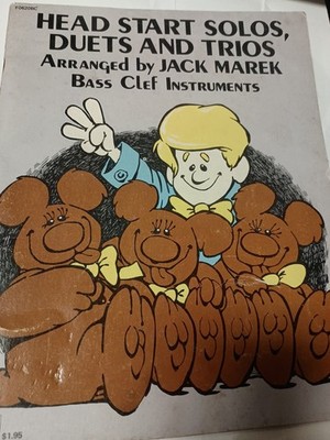 Head Start Solo, Duets, and Trios, Bas Clef Instruments arr. Jack Marek 1975 J7