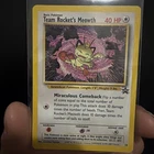 Pokemon Team Rockets Meowth 18 Black Star Promo WOTC Vintage 1999 NM