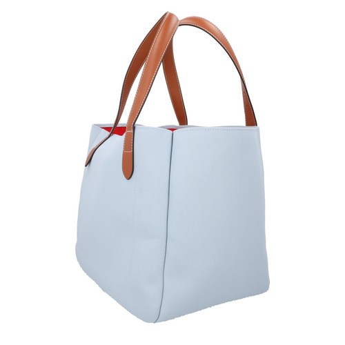 Bolso de Mano Cinturón JW ANDERSON Ancla Logo Bordado Lona Azul Rojo PVP375 - Imagen 8 de 14