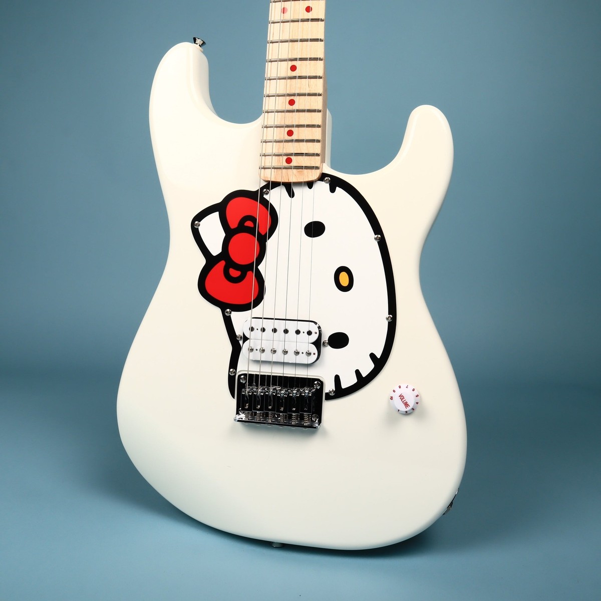 2024 Squier Hello Kitty Stratocaster White Electric Guitar | eBay