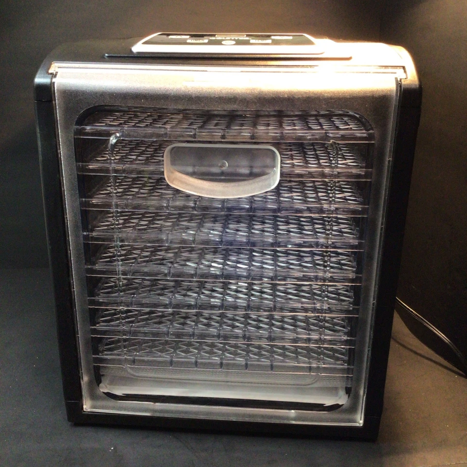 Deshidratador digital de alimentos premium de 9 bandejas con caja, manual, recetas, gourmia - PROBADO Foto 3 de 4