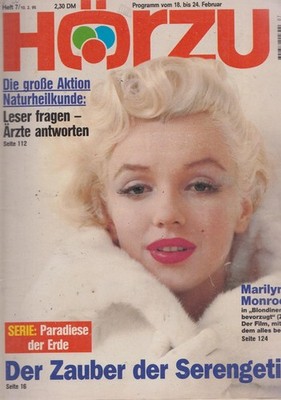Hörzu 1995/7 Marilyn Monroe