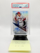 2018 Bowman High Tek - Shohei Ohtani #RHT-SO Autograph PSA 9 MINT AUTO 10 Pop 2