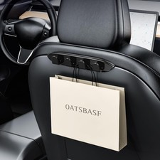 OATSBASF 2 Pack Car Seat Hooks for Tesla Model 3 Model Y Accessories 2026-2020