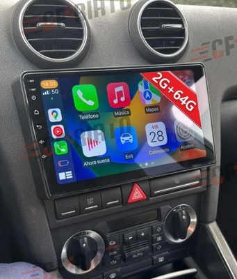 Android 15 For Audi A3 S3 RS3 2006-2013 Apple Carplay Car Radio Stereo NAVI 64GB