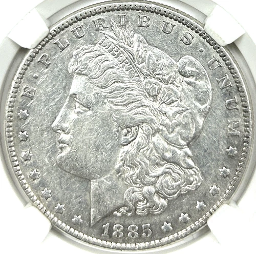 1885-P MORGAN SILVER DOLLAR in Extremely Fine to Almost Uncirculated condition 1