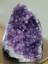 Extra Large Natural Amethyst Druze Geode Quartz Crystal Cluster Reiki 1.3kg O9
