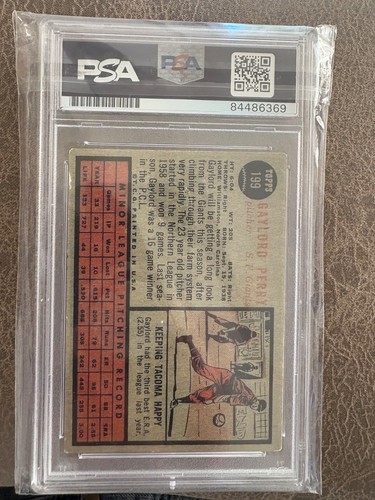 gaylord perry rookie card - Picture 2 of 2