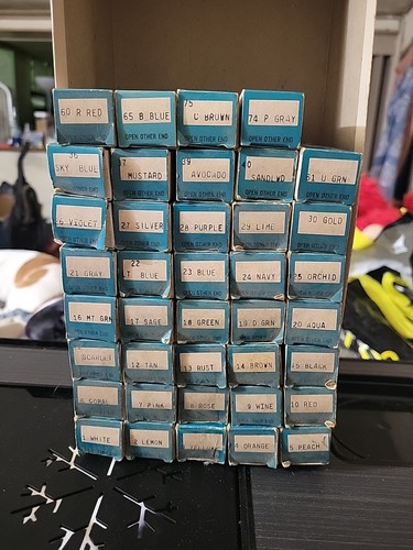 39x ARTEX Liquid Embroidery Paint Roll On Decorator Tubes So Many Colors!