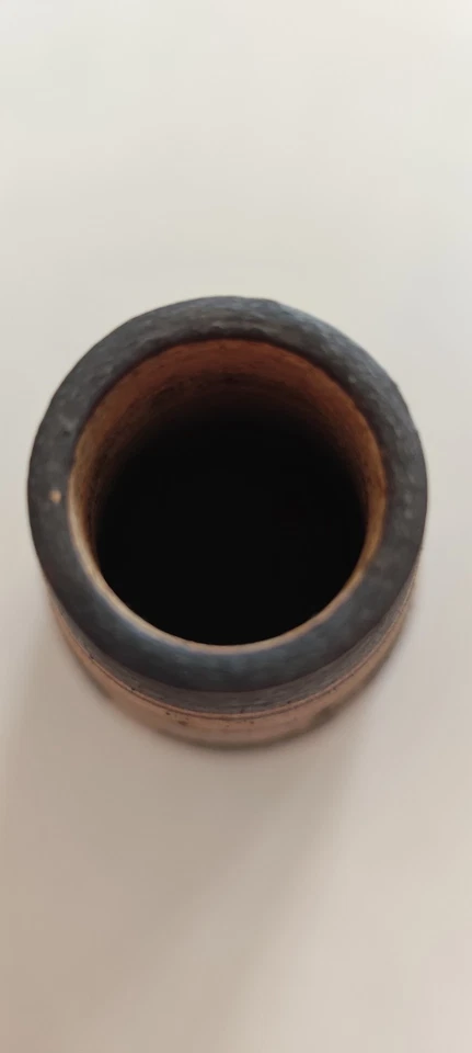 Petit vase en terre cuite motifs Buffles - Photo 4/4