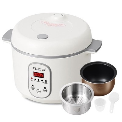 TLOG Low Carb Rice Cooker 2L(8 Cups Cooked), Sugar Healthy 2L, Grey-9 