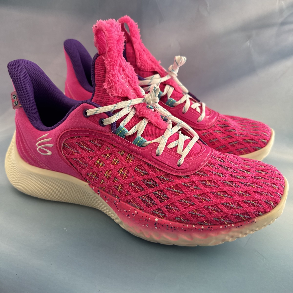 Under Armour Curry 9 Flow x Sesame Street Abby Caddaby Mens size