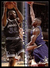 1995-96 Fleer Double Double Shaquille O'Neal Orlando Magic #10 OF 12