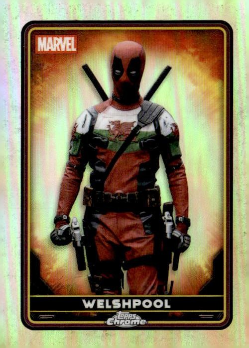 2025 Topps Chrome Marvel Deadpool #37 Welshpool Refractor