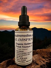 Organic Golden rod Tincture (Solidago virgaurea) -Botanical Remedies -