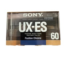 Musik Leer Kassette Sony UX-ES 60 Chrome Neu ...