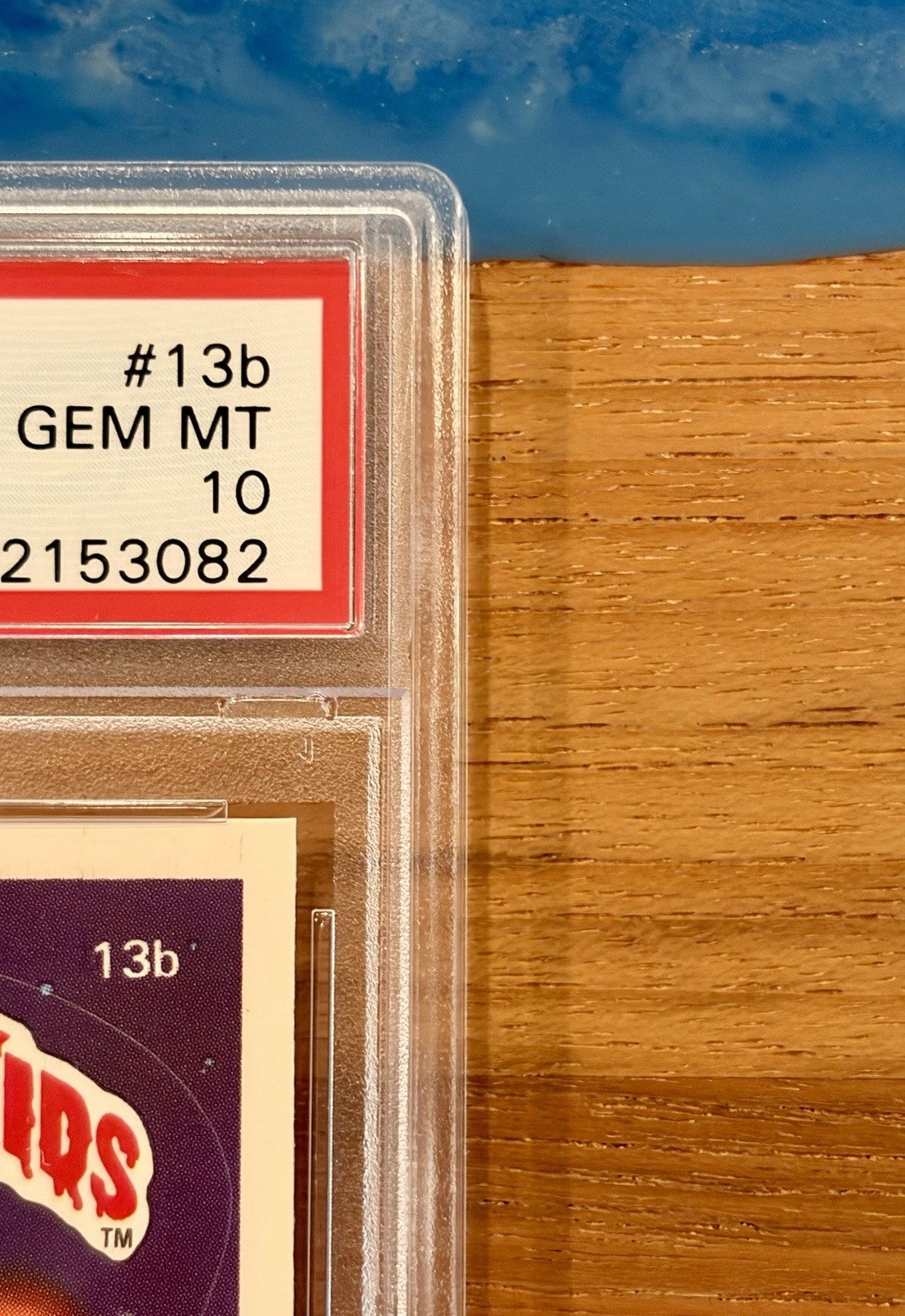 1985 GPK Garbage Pail Kids OS1 - Spacey Stacy 13b Glossy - PSA 10 GEM MINT! view 4