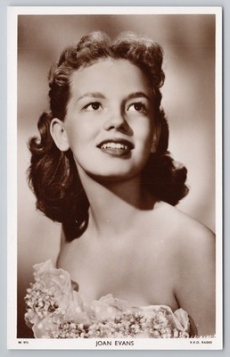 Joan Evans RPPC Postkarte Picturegoer Serie W.975 RKO Radiobilder Schauspielerin