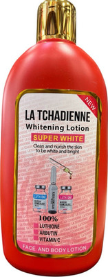 La Tchadienne Brightening Nourishing Lotion Luthione Arbutin Vitamin C Face Body