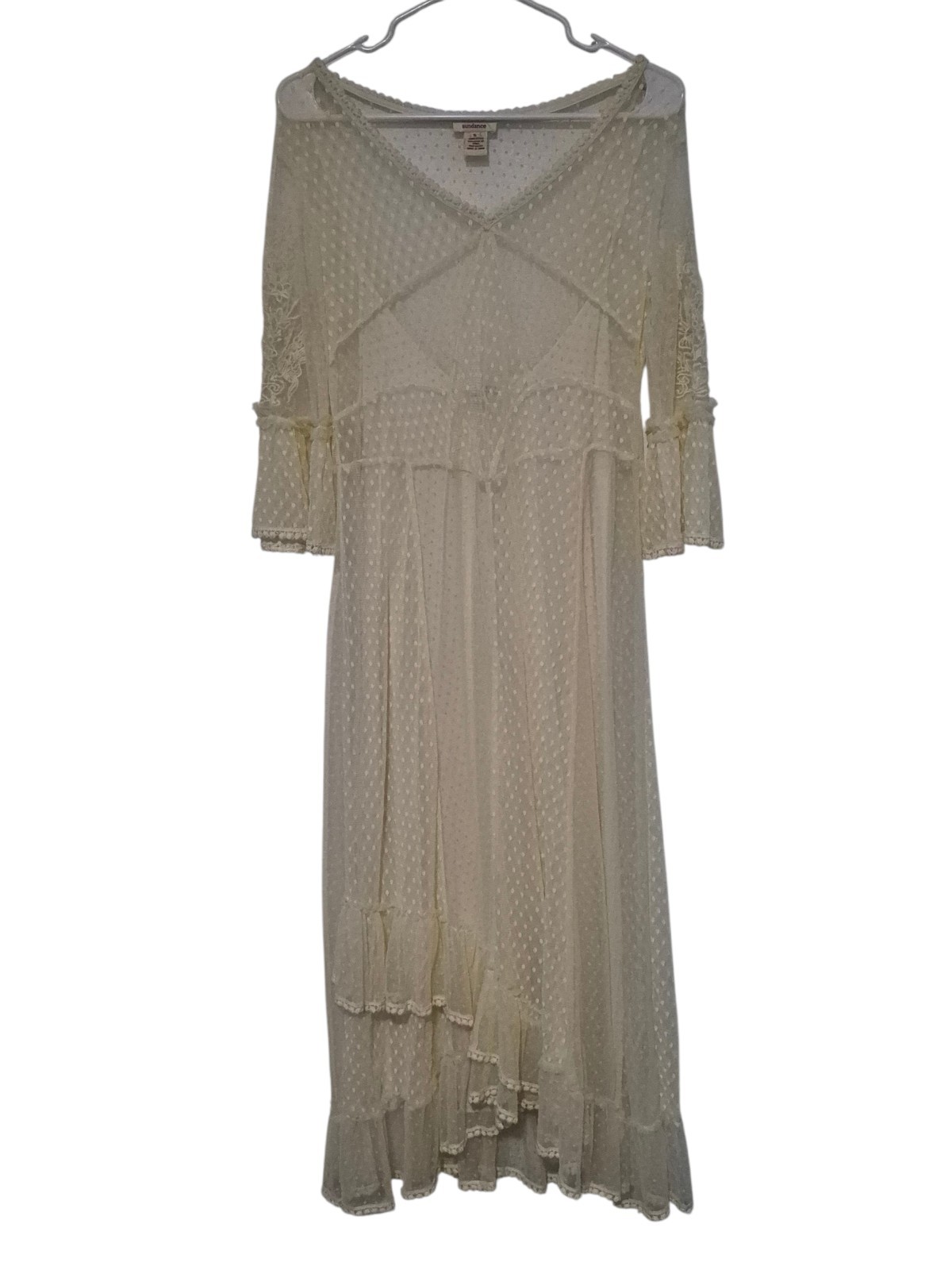 Sundance S Dress Maxi Tulle Ethereal Baby Doll Coquette Fairy Isle Angelic