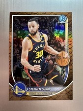 Stephen Curry 2025-26 Bowman Chrome Reptilian Refractor #BCV-115 Warriors