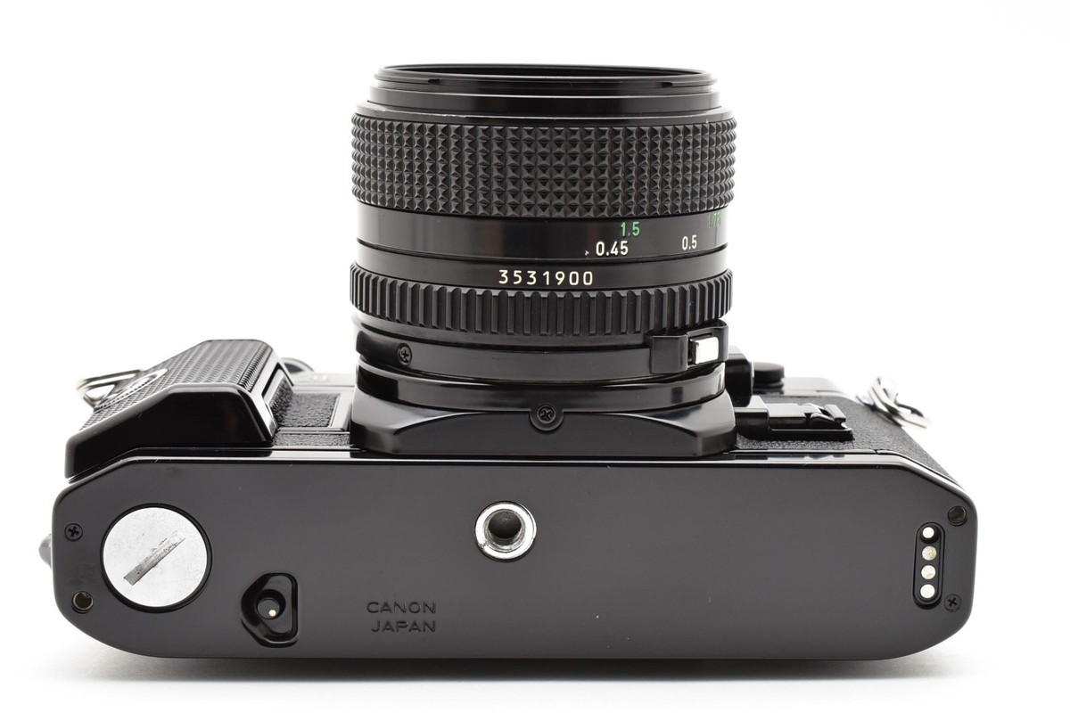 NEAR MINT+] Canon AE-1 Program SLR camera New FD 50mm f1.4 lens