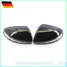 2X Neu Spiegelkappen Außenspiegel Gehäuse Benz W205 W222 W213 X253 Glanz Schwarz
