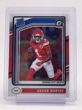 XAVIER WORTHY 2024 DONRUSS OPTIC RATED ROOKIE #300 CHIEFS AB Q6928
