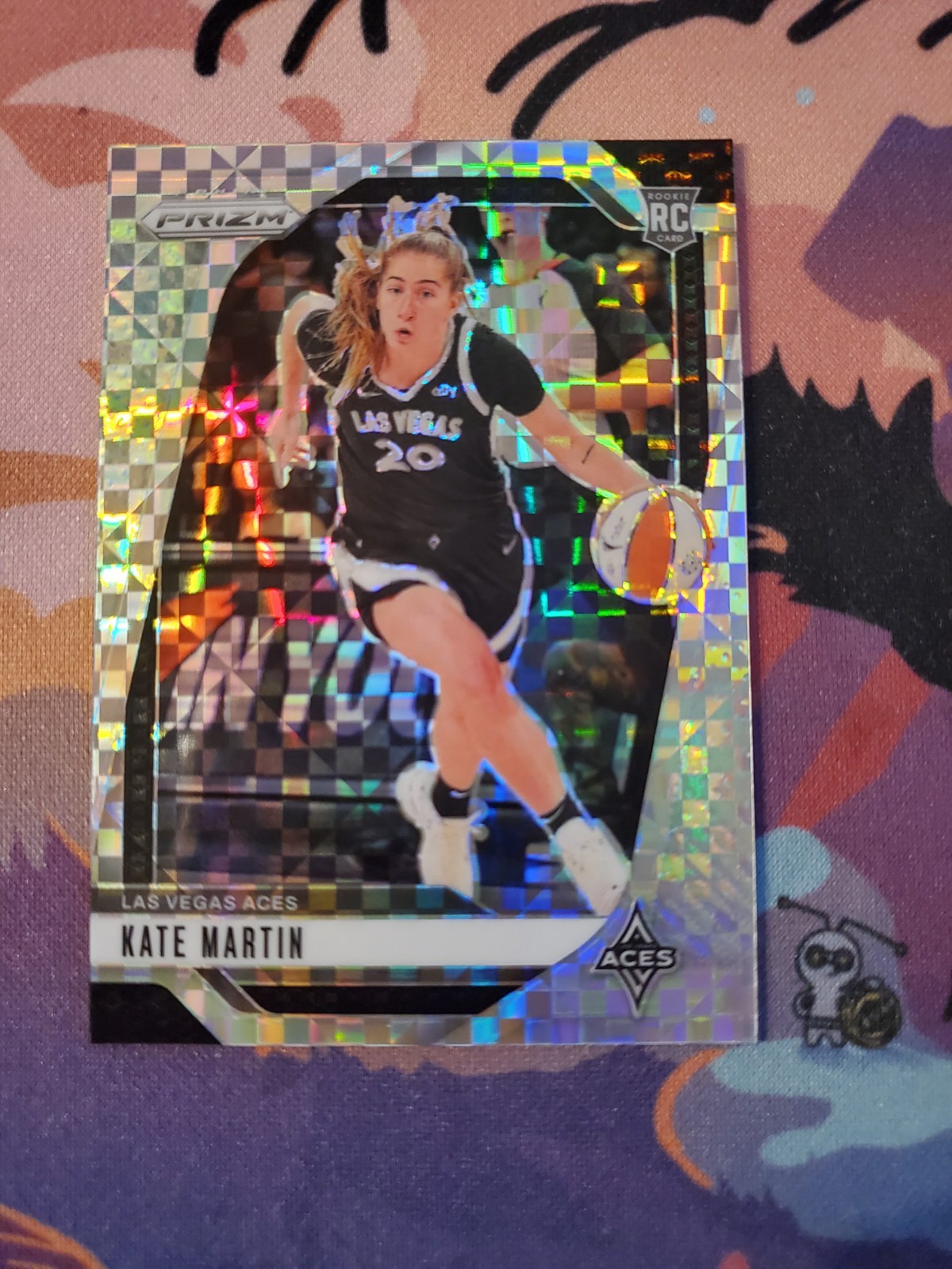 2024 Panini Prizm WNBA Kate Martin Rookie #126 Checkerboard SSP Valkyries