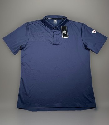 NWT-Rossignol Men's Escaper Polo Size XL Dark Navy Lightweight Breathable $90