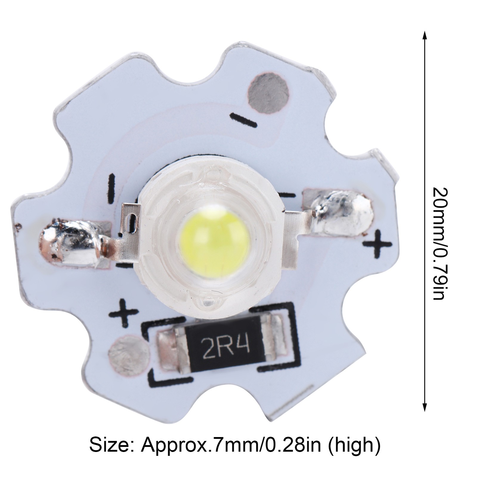 25Pcs 5V LED Chips 200LM 3W High Power LED Lamp Beads For DIY Lighting FixturesC