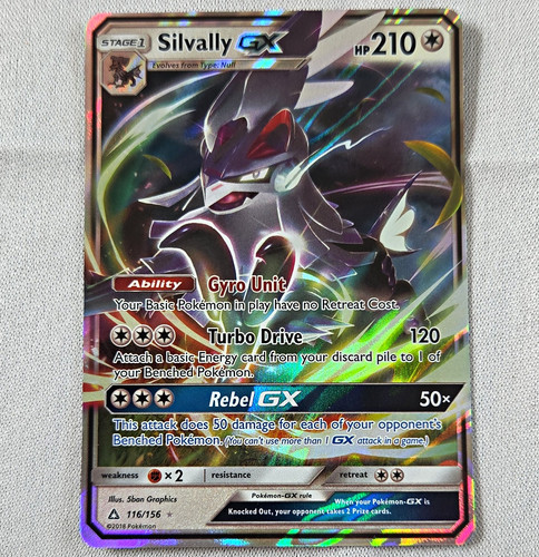 Silvally GX 116/156 SM Ultra Prism Holo Full Art UR ENG 210HP