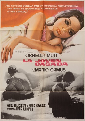 Mario Camus LA JOVEN CASADA Original poster for the 1975 film #154821