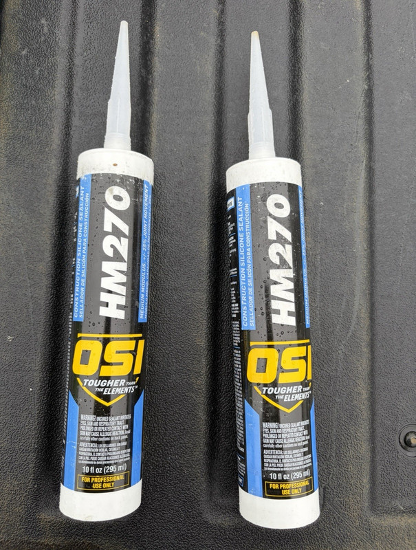 OSI HM270 Clear Silicone Sealant Caulk 10 oz 2-Pack, 1494470